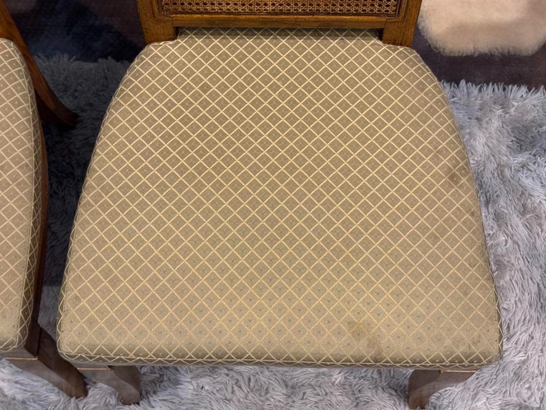 高級　DREXEL ドレクセル　アンティーク　ヴィンテージ　かごめ編み　YS