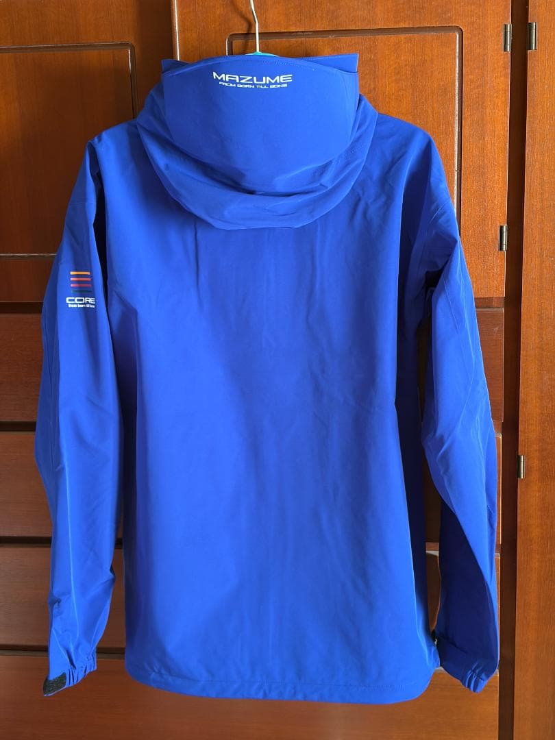 【中古美品】 マズメ コアレインスーツ 3L ブルー MZRS-820