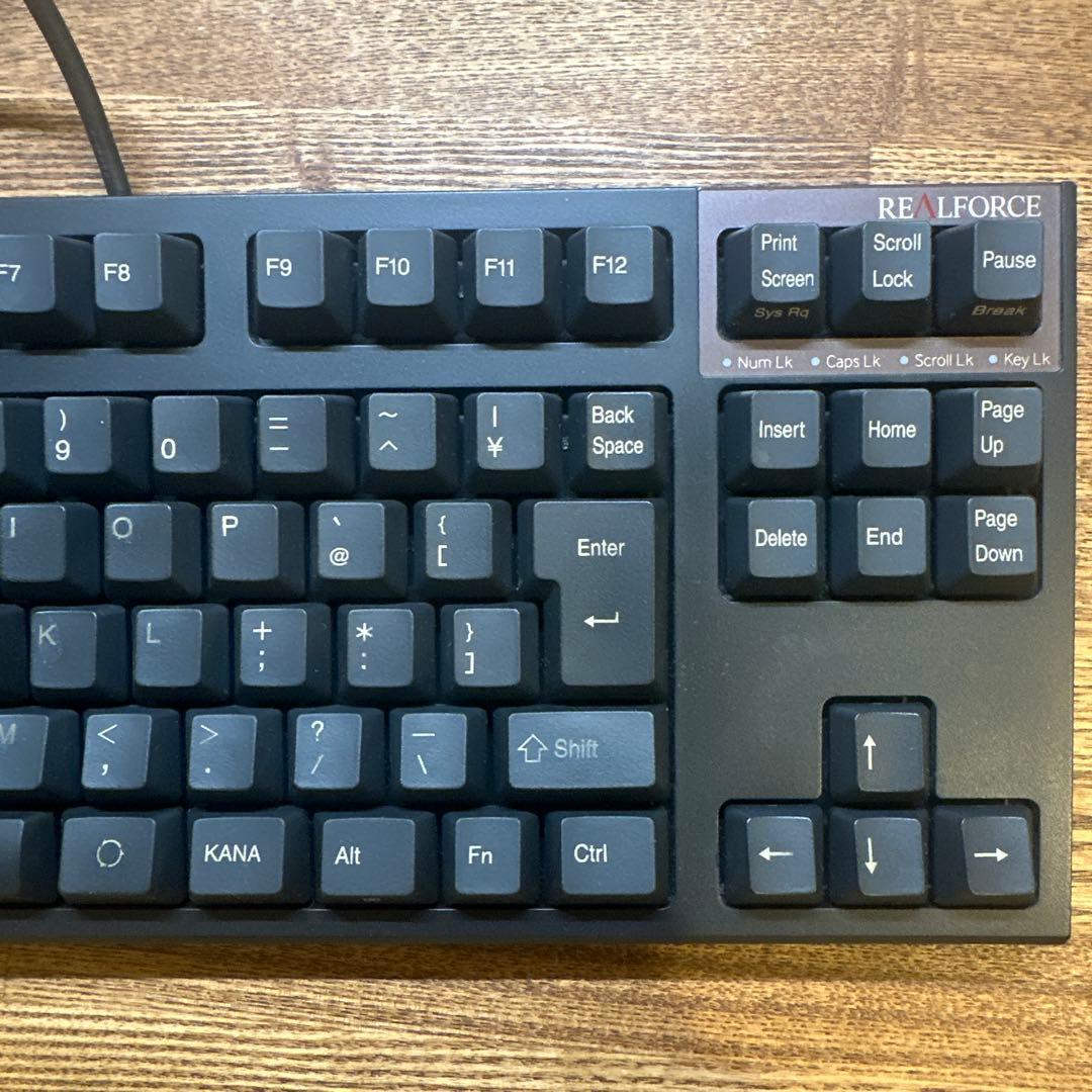 REALFORCE R2TLS-JP4-BK テンキーレスキーボード