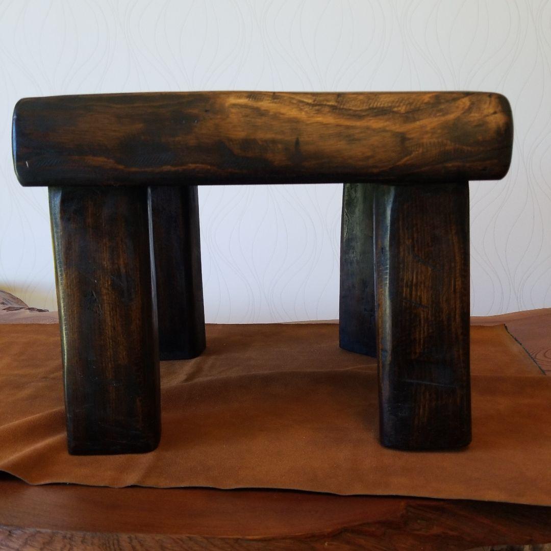 サイドテーブル《楠の木》クスの木　無垢材