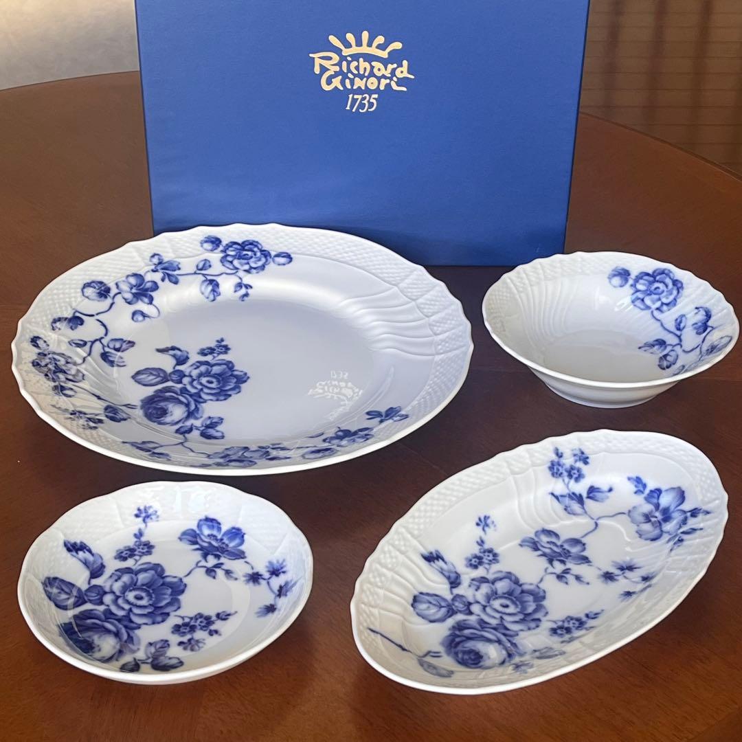【美品】リチャードジノリ★ローズブルー★おまとめ4点