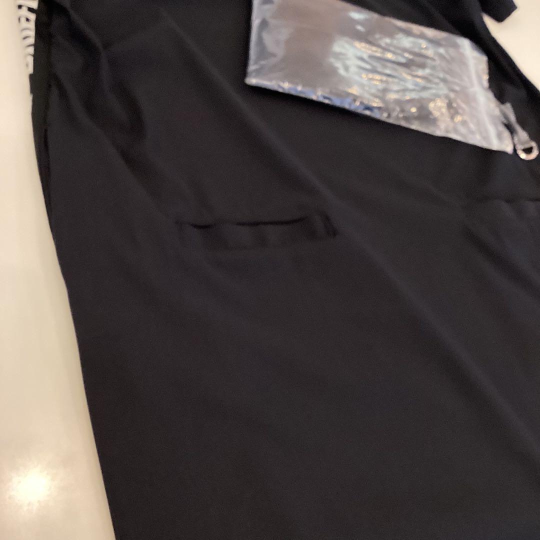 新品　BRIEFING サイド　ロゴライン　ハイネック　ワンピース