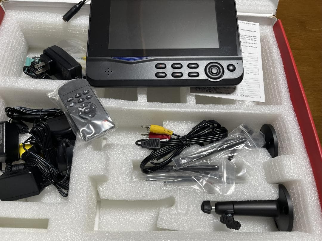 防犯ワイヤレス監視カメラ + モニターセット新品未使用品sanwa supply