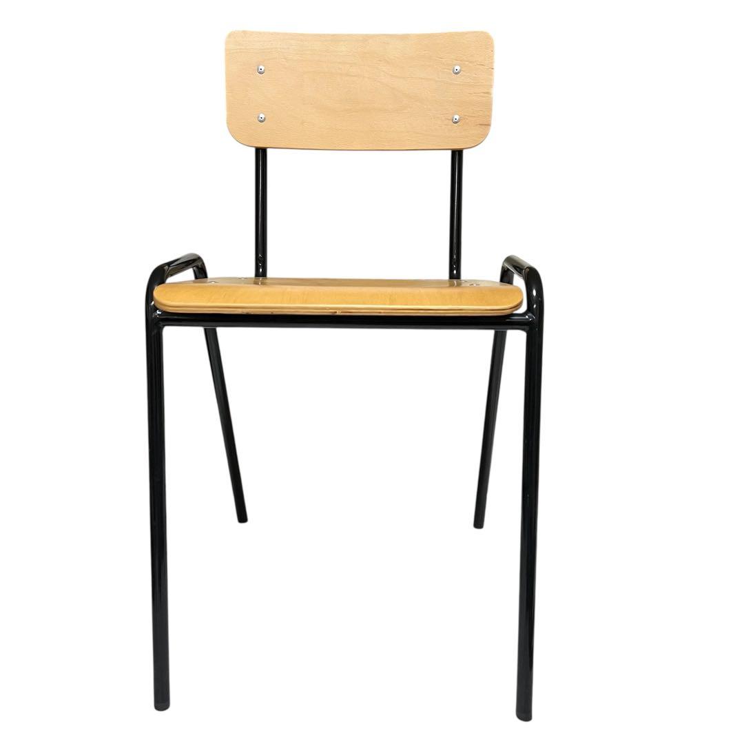 【美品】 スクールチェア プライウッドチェア　学校椅子　BT-003 不二貿易