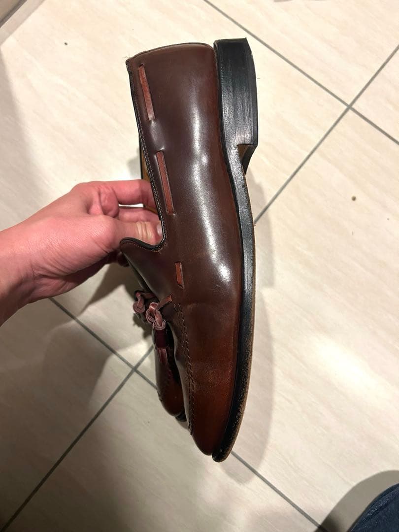 アレンエドモンズ　コードバン　タッセルローファー　10.5 D GRAYSON