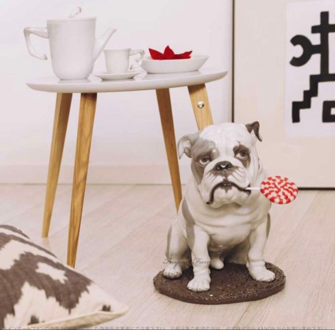 希少品　ブルドッグとロリポップ　LLADRO