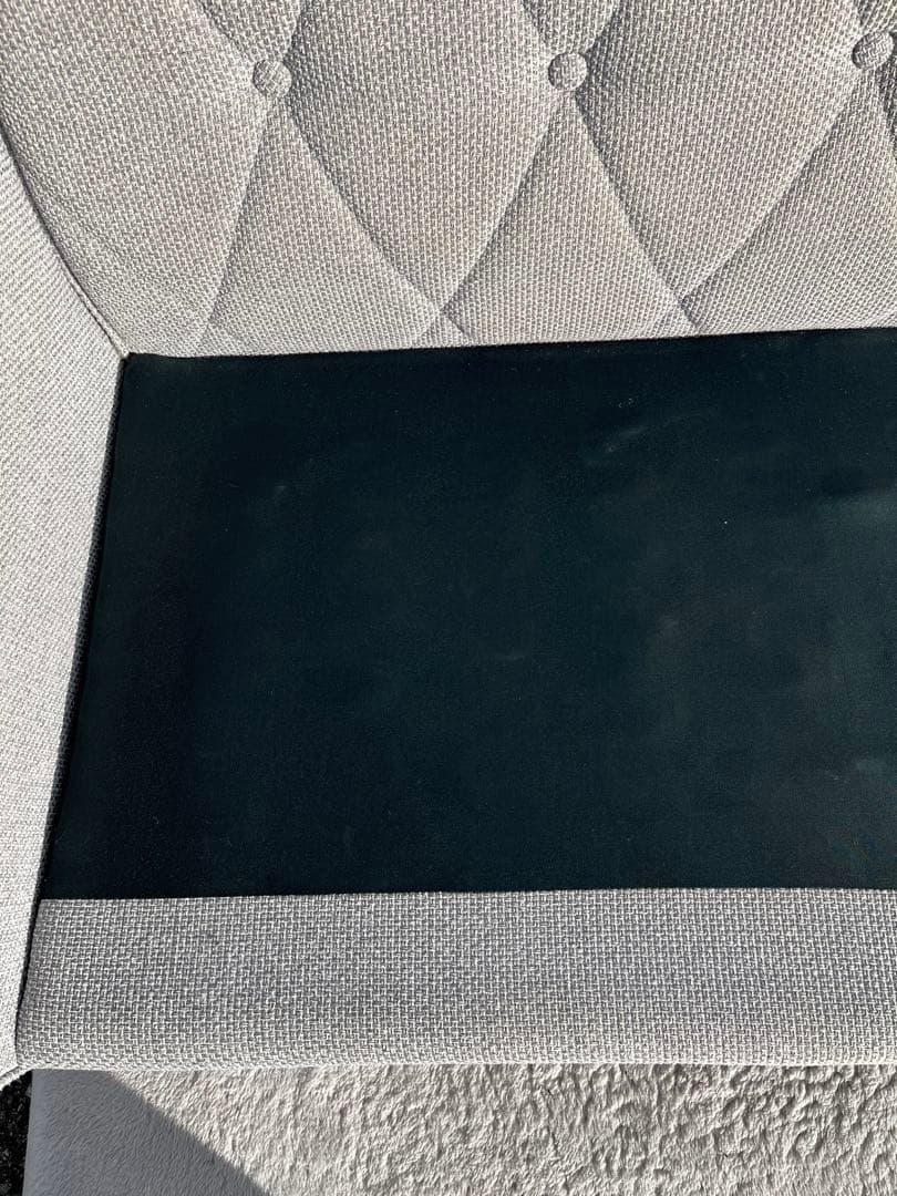 カリモク60 3P ロビーチェア　ミストグレー中古品