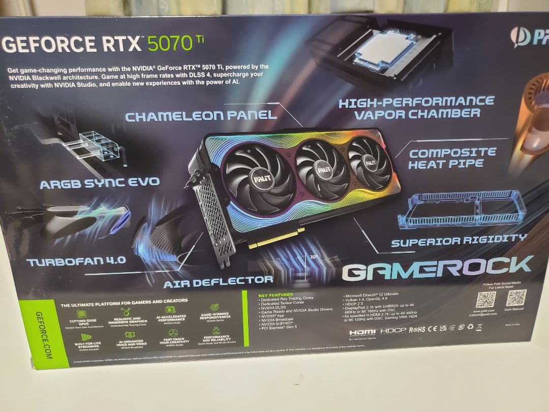 PALIT GeForce RTX 5070 Ti 16GB　早い者勝ち！！