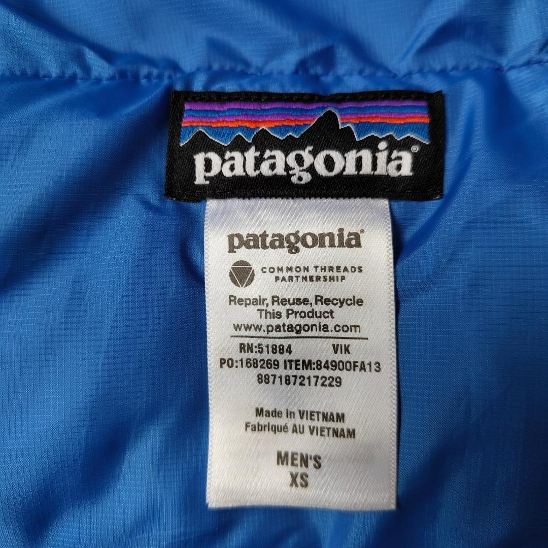 極美品 パタゴニア ダウンセーターフーディ ブルー 青 2013年