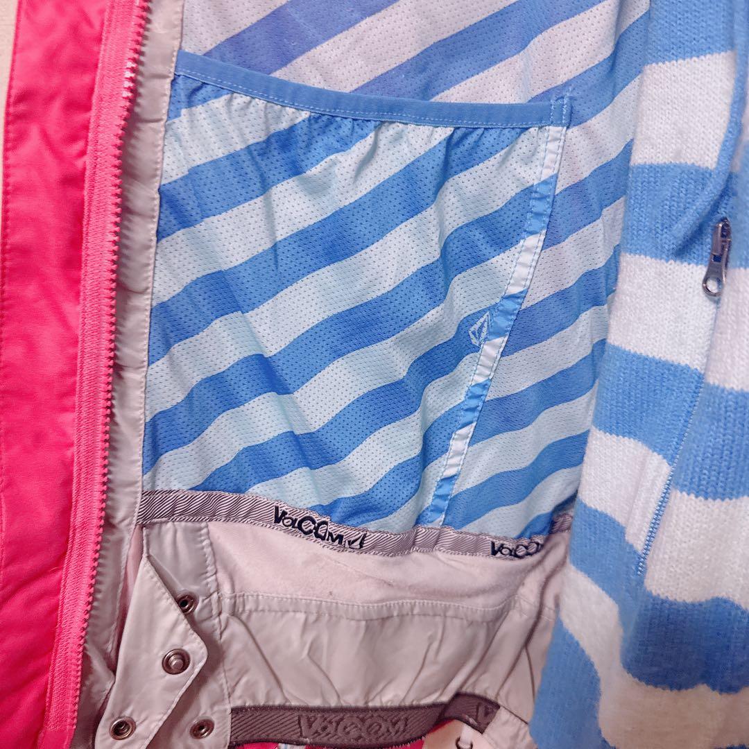 VOLCOM THERMONITE スノーボードウェア【M】ピンク インナー付