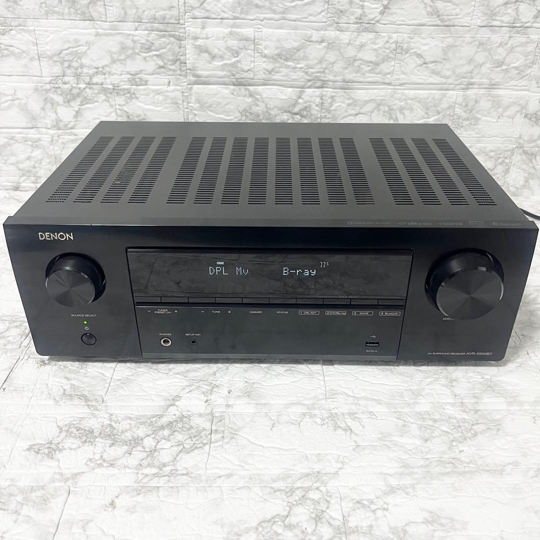 DENON AVR-X550BT AVアンプ オーディオ機器 ジャンク品 現状品