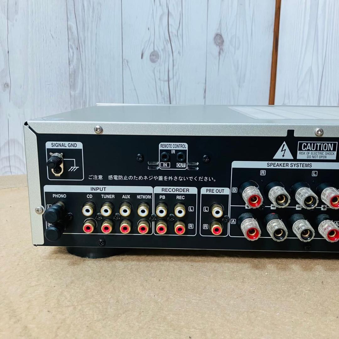 【美品】DENON プリメインアンプ PMA-390RE リモコン付き シルバー