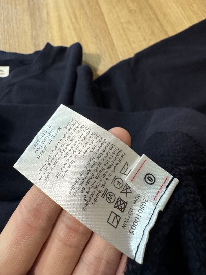 visvim／wmv AMPLUS SWEAT L/S W