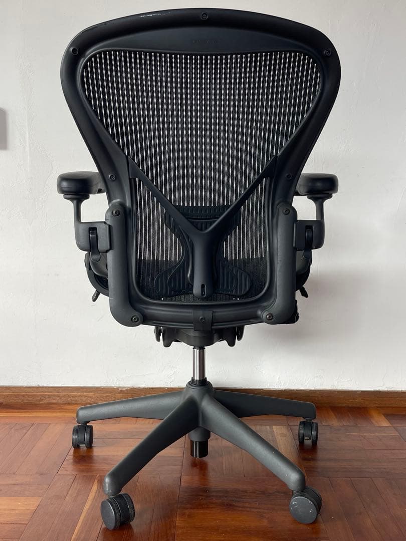 ハーマンミラー アーロンチェア Bサイズ フル装備 ポスチャーフィット