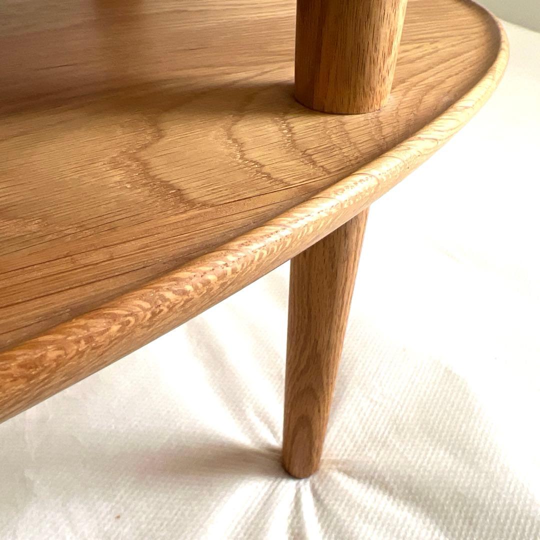 オーク無垢材センターテーブル HIRASHIMA・BORDO 120cm