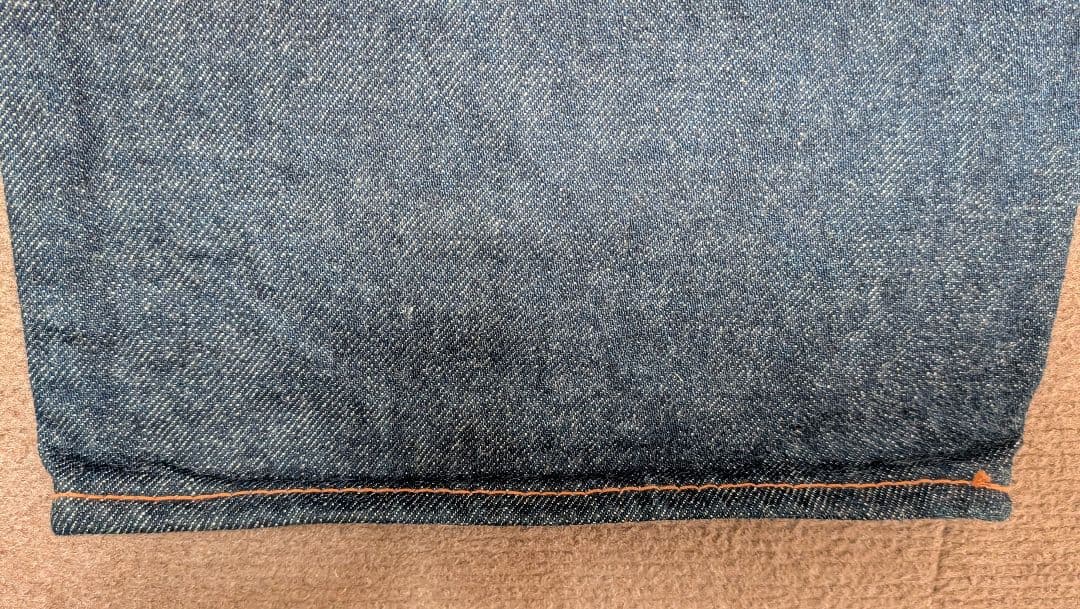 EVISU No.2 2001 33×35 虎耳 未使用 日本製 ワンウォッシュ