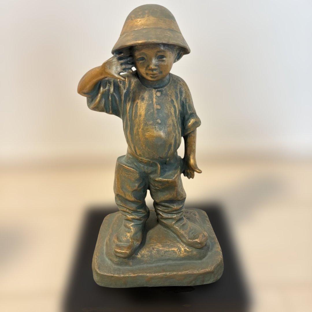 北村西望　将軍の孫　ブロンズ像