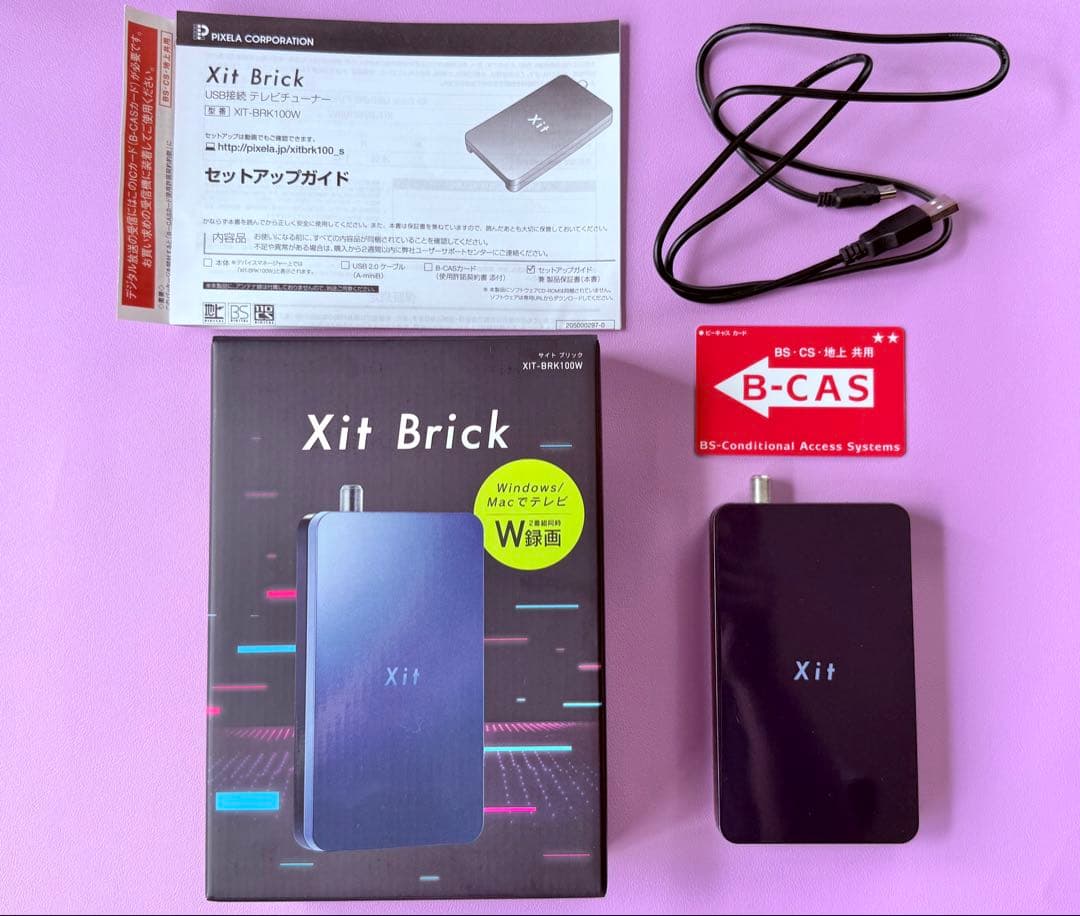 ピクセラ Xit Brick テレビチューナー (Windows/Mac対応)