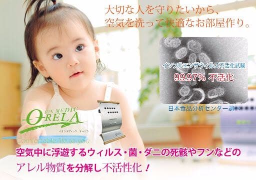 マイナスイオン発生機イオンメディック オーリラ GSD-209N コロナ無声放電