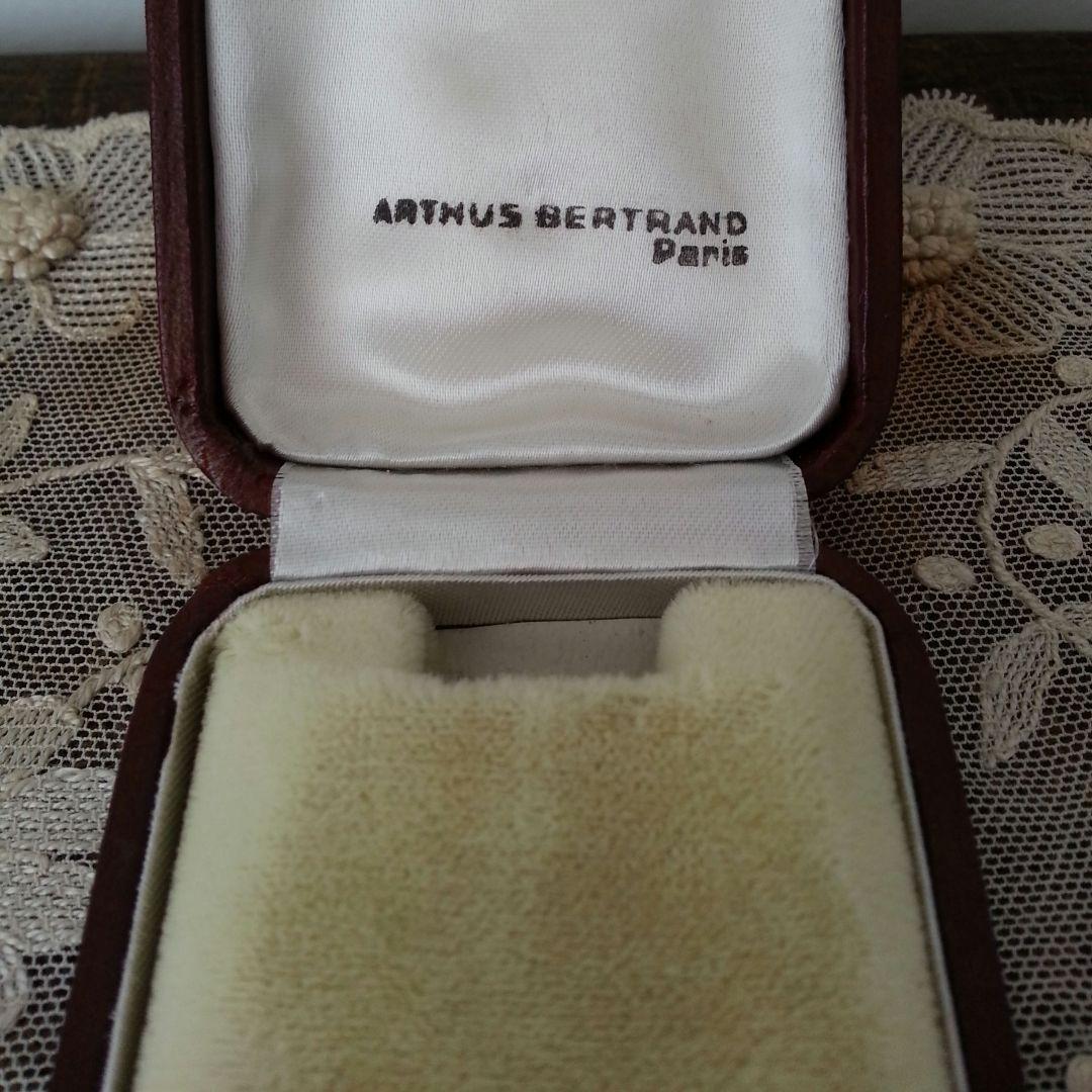 赤 ジュエリーボックス フランス アンティーク ネックレス