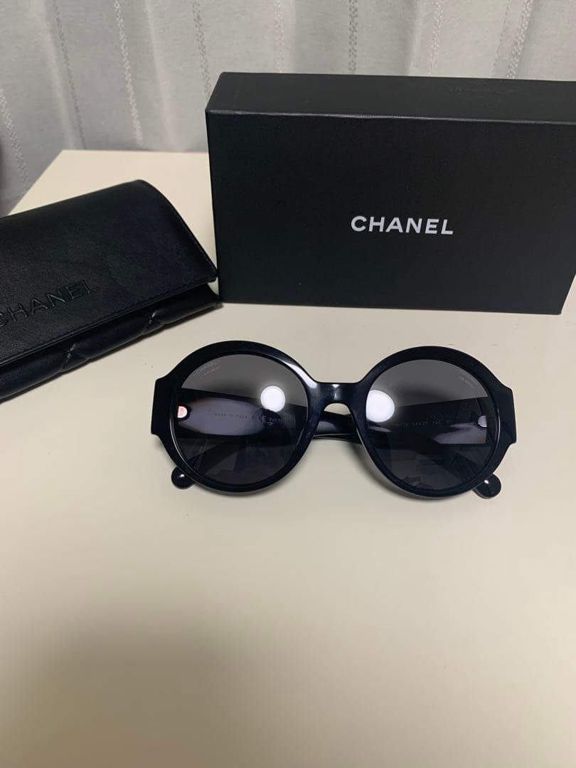 ⭐️専用⭐️CHANEL ブラック サングラス ラウンド型