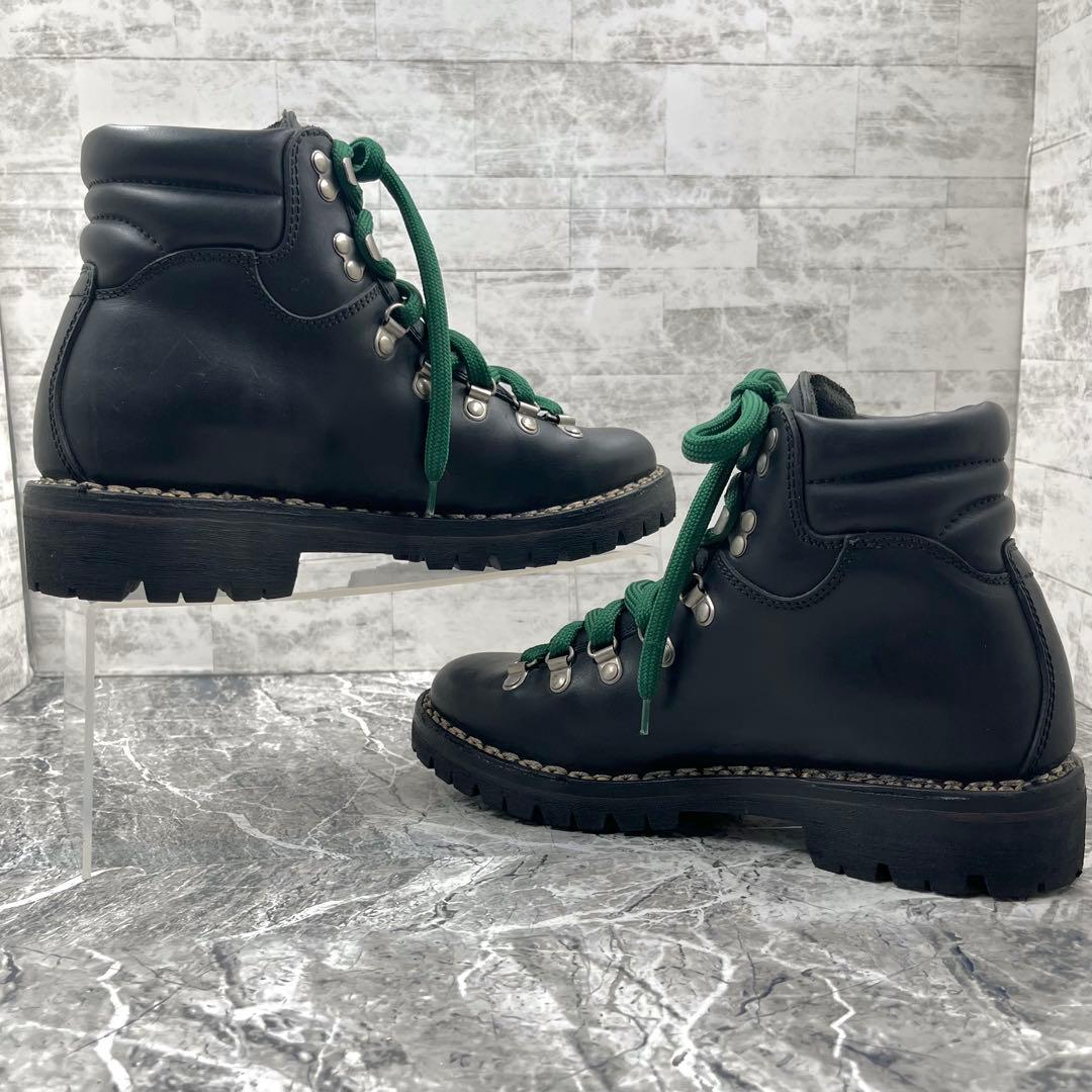 【極美品】Vinci マウンテンブーツ24相当 38 ブラック レザー 登山靴