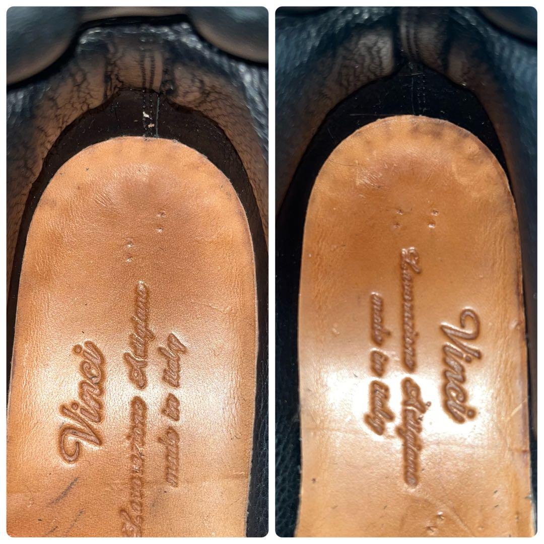 【極美品】Vinci マウンテンブーツ24相当 38 ブラック レザー 登山靴