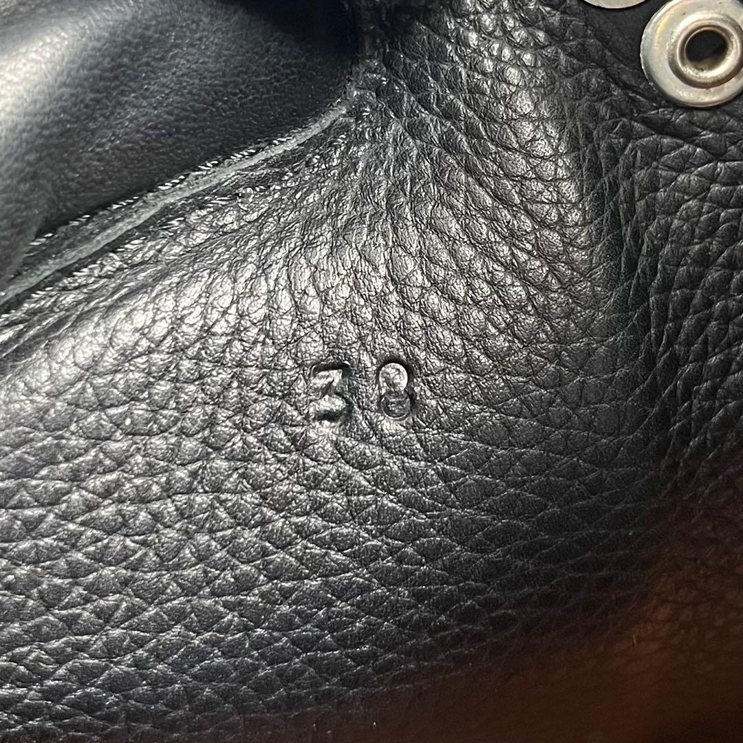 【極美品】Vinci マウンテンブーツ24相当 38 ブラック レザー 登山靴