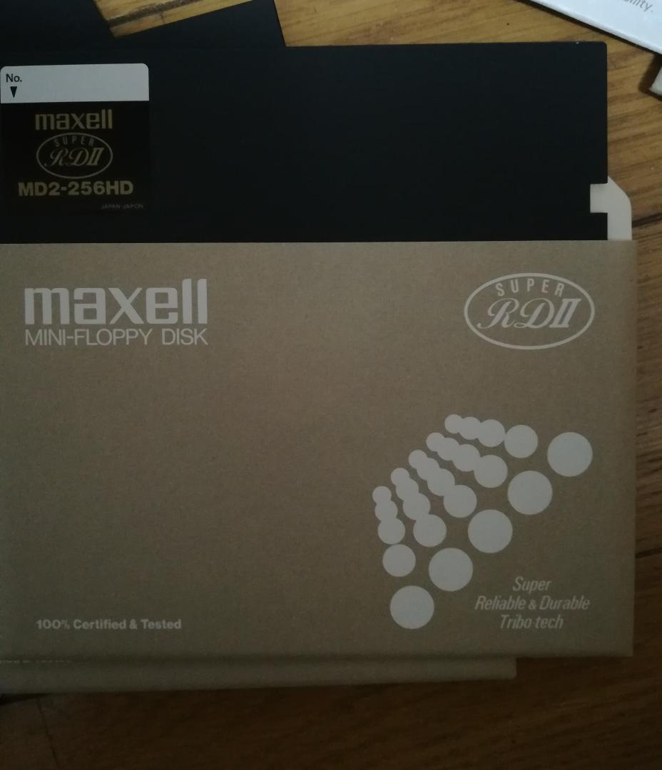 ㋙maxell 5インチフロッピーディスク18枚セット