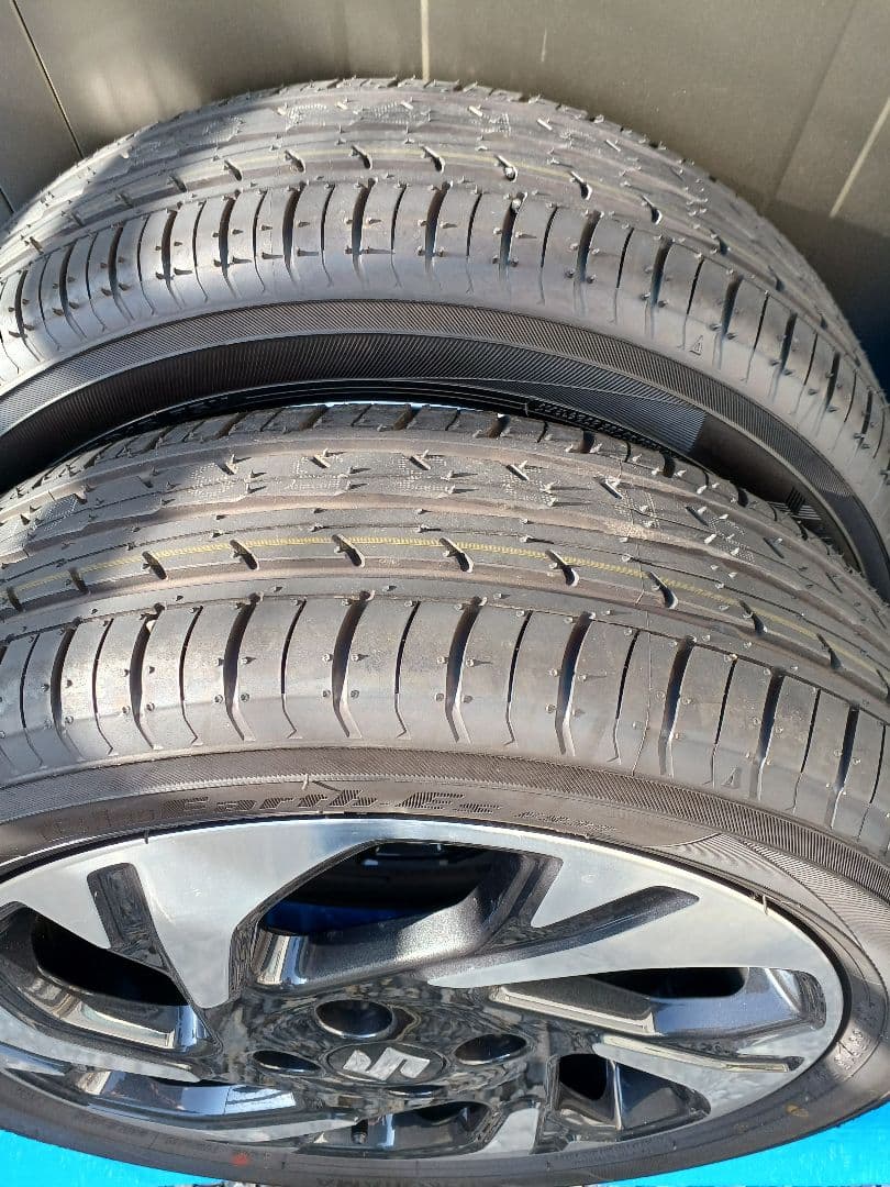 新型スズキスペーシアカスタム純正アルミ　タイヤ4本セット