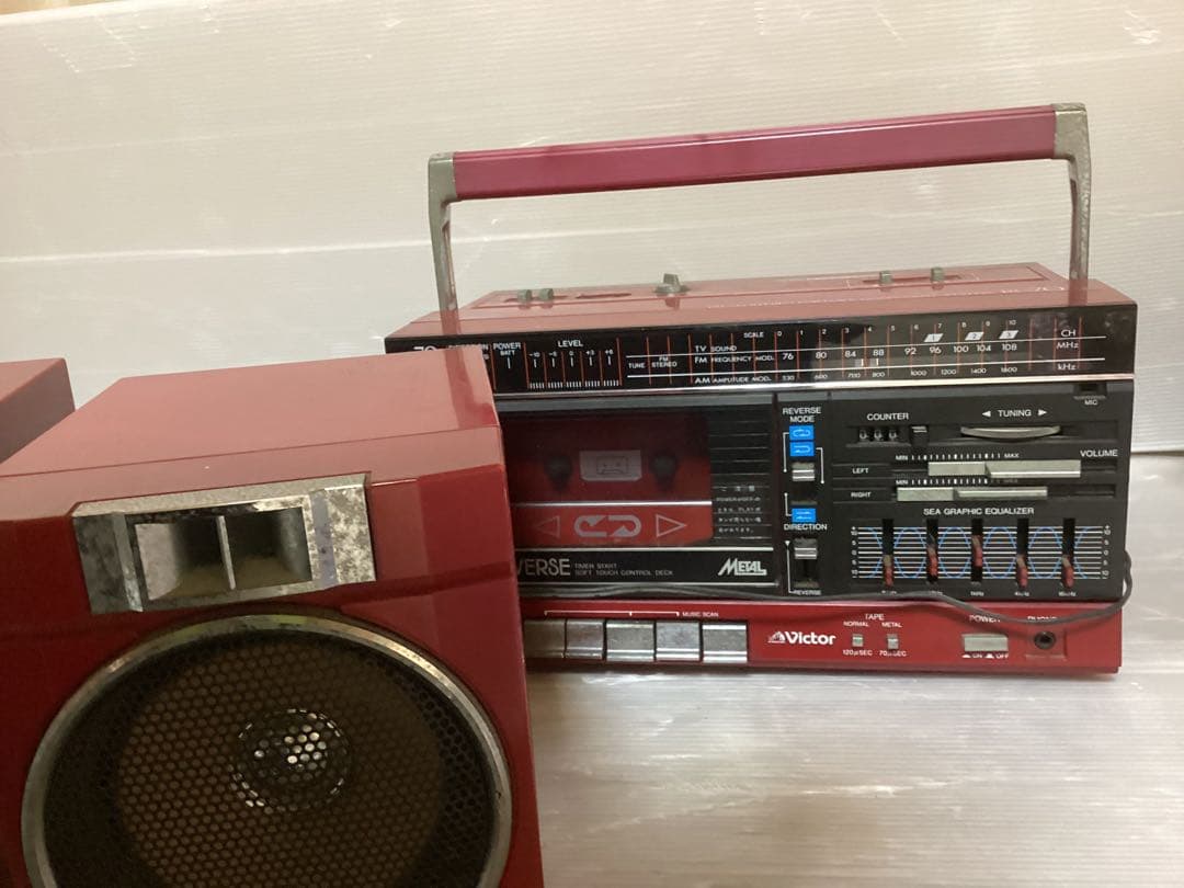 ★Victor PC-70 オートリバースラジカセ