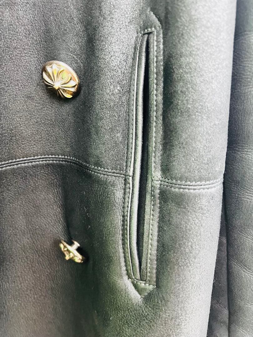 12/28まで限定セール‼️【Chrome Hearts】ムートンコート　ダブルス