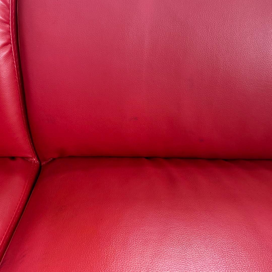 赤　ソファ　ソファー　L字型ソファ　コーナーソファ　2つセット