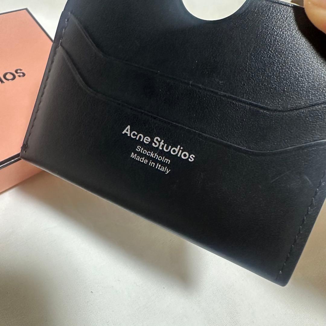 Acne Studios 名刺入れ カードケース 黒 レザー製