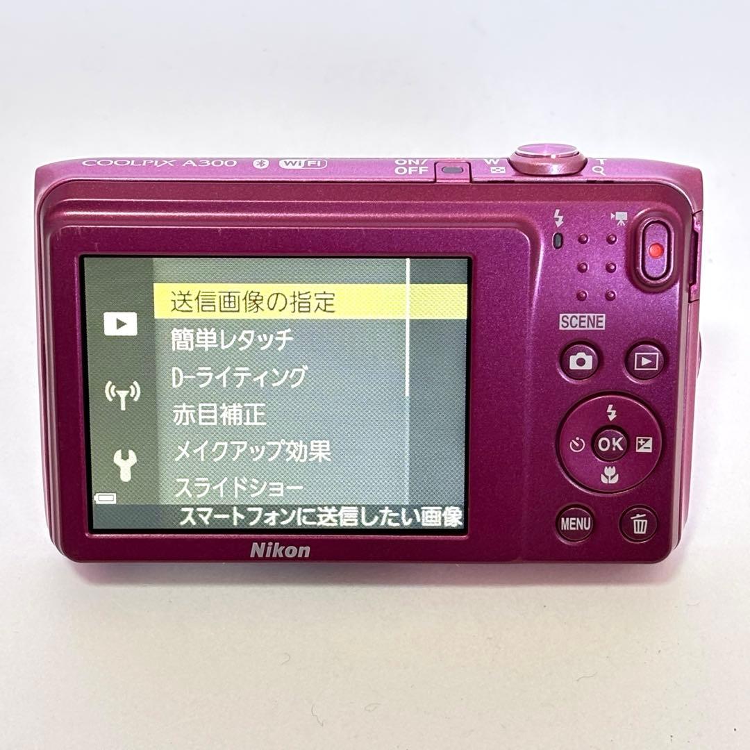 【美品】Nikon coolpix A300 ニコン　デジカメ　ピンク