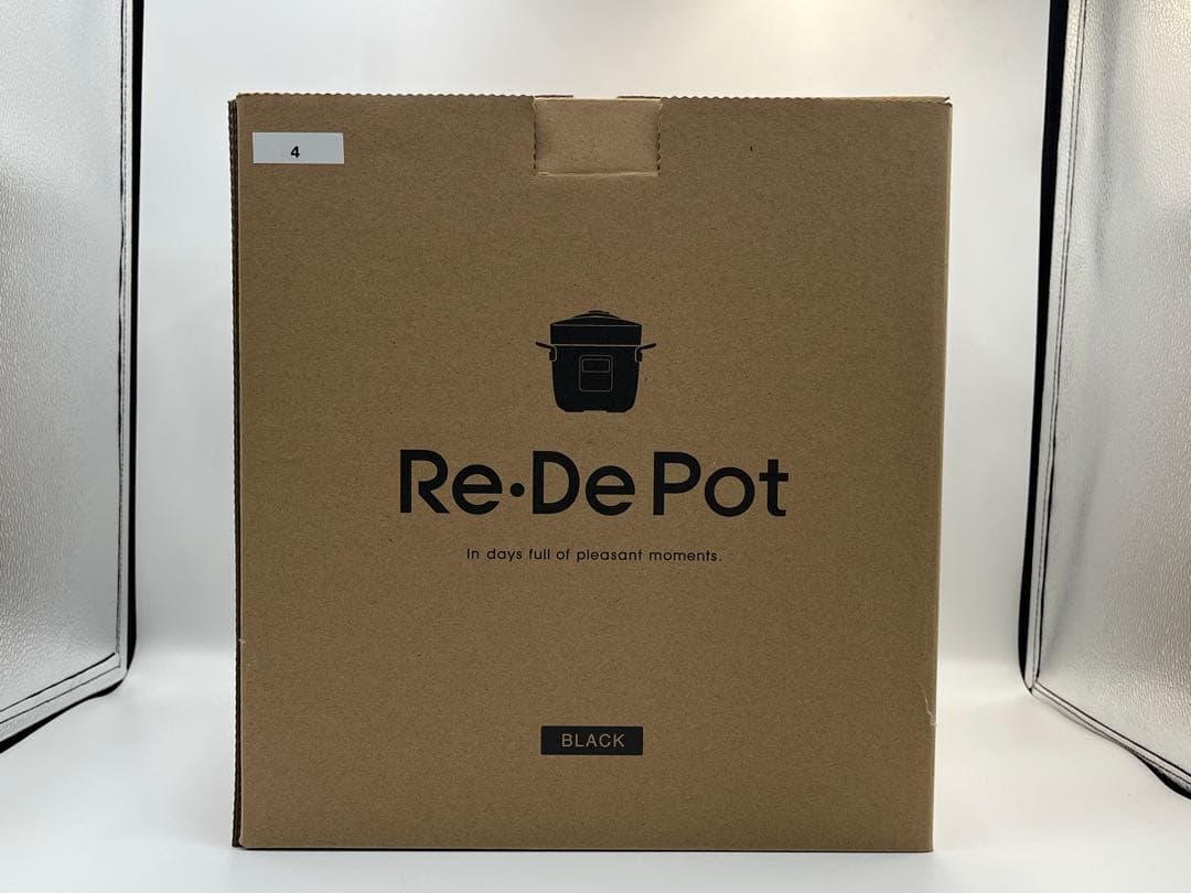 【未使用】Re·De Pot 電気圧力鍋 PCH-20LB ブラック