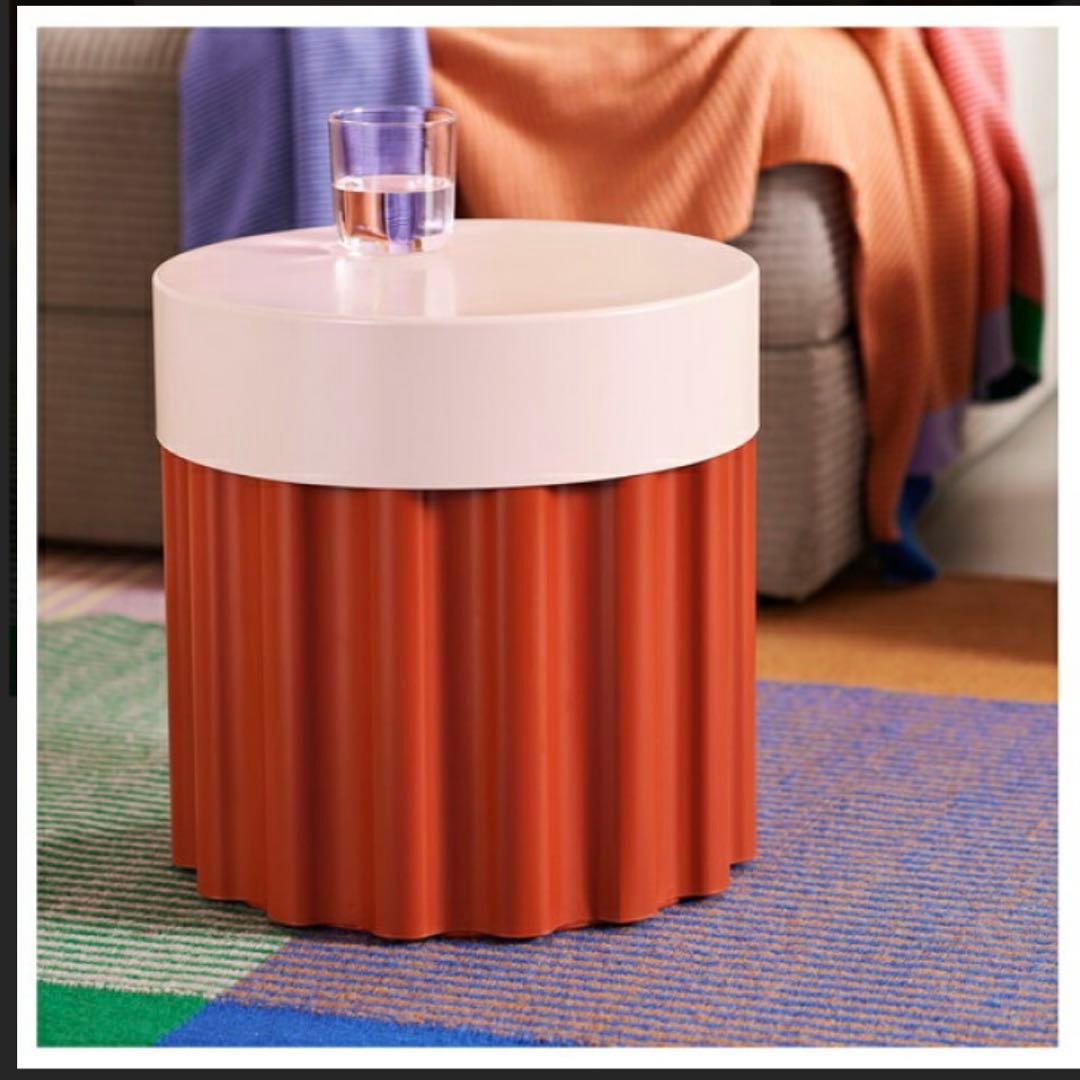 IKEA／イケア★TESAMMANS／テサッマンス★サイドテーブル★スツール収納