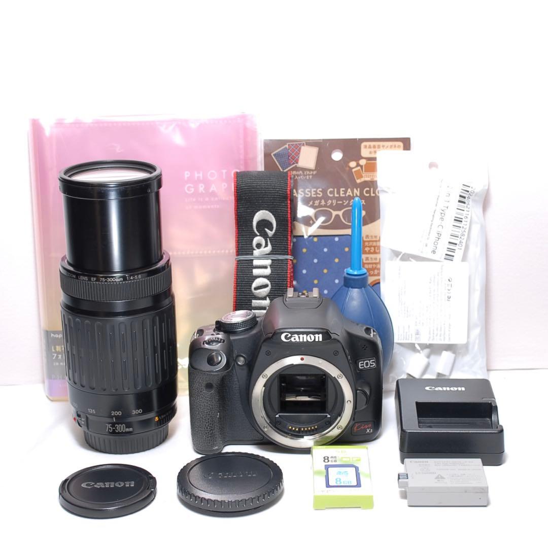 超望遠レンズデビュー✨Canon Kiss X3✨ シングルレンズ✨入門機✨