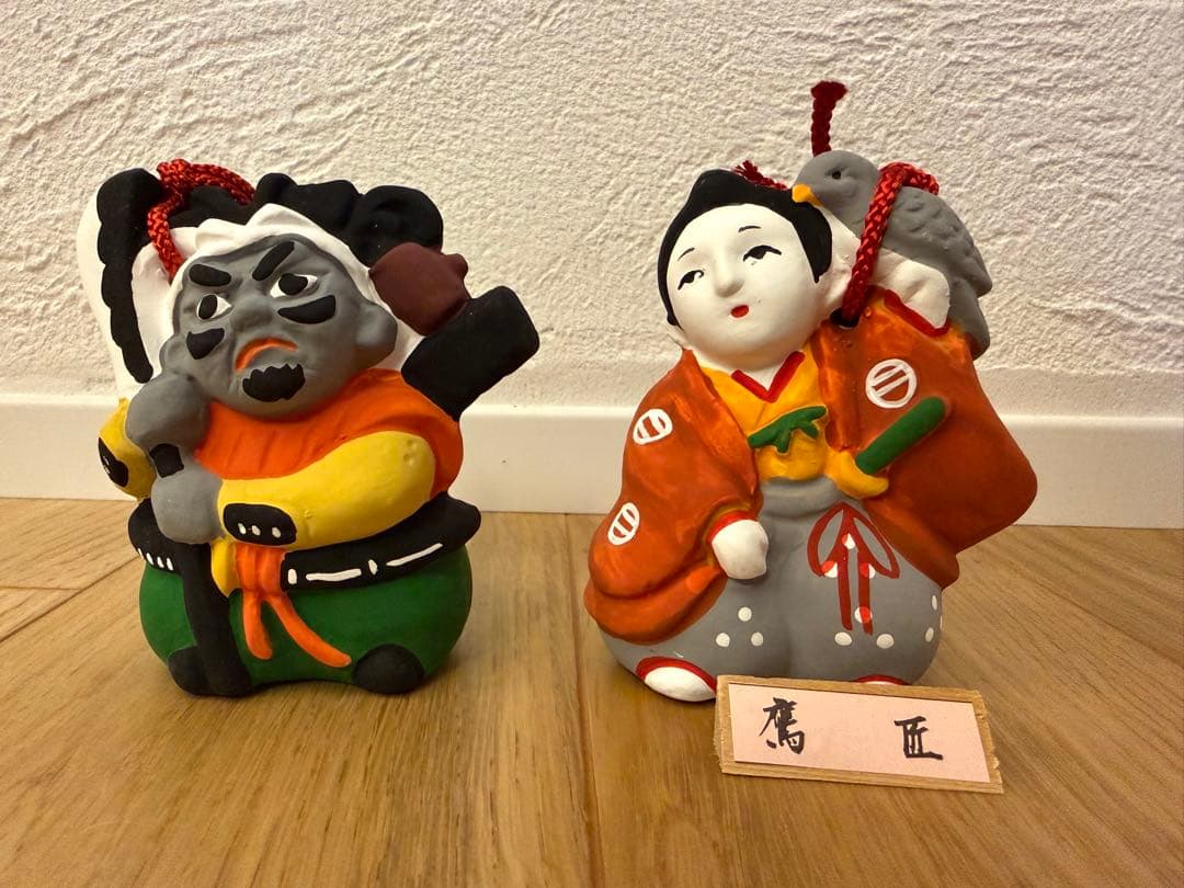 滋賀 大津絵十人衆 人形土鈴シリーズ　10個セット