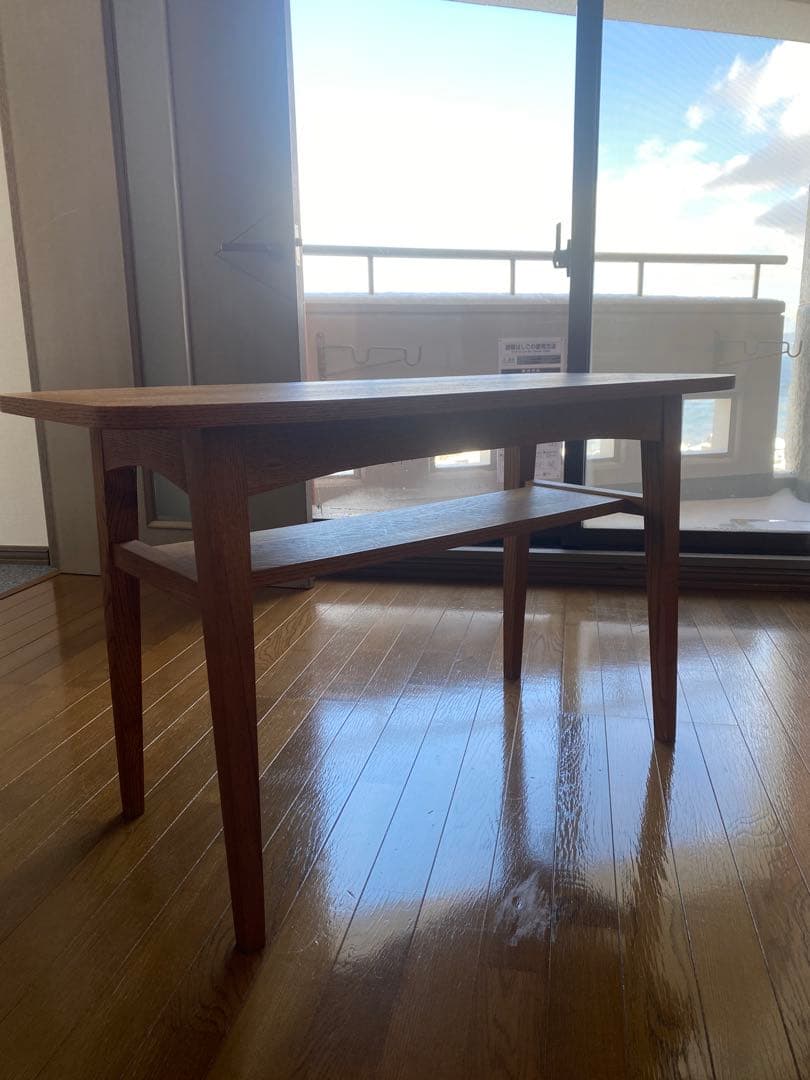 unico  オーク材 カフェテーブル