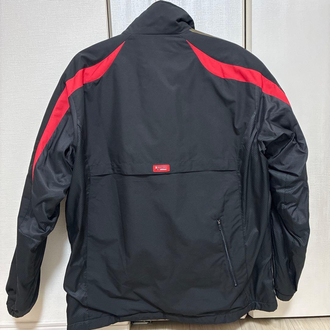 Mizuno ブラック/レッド フルジップジャケット　セットアップ