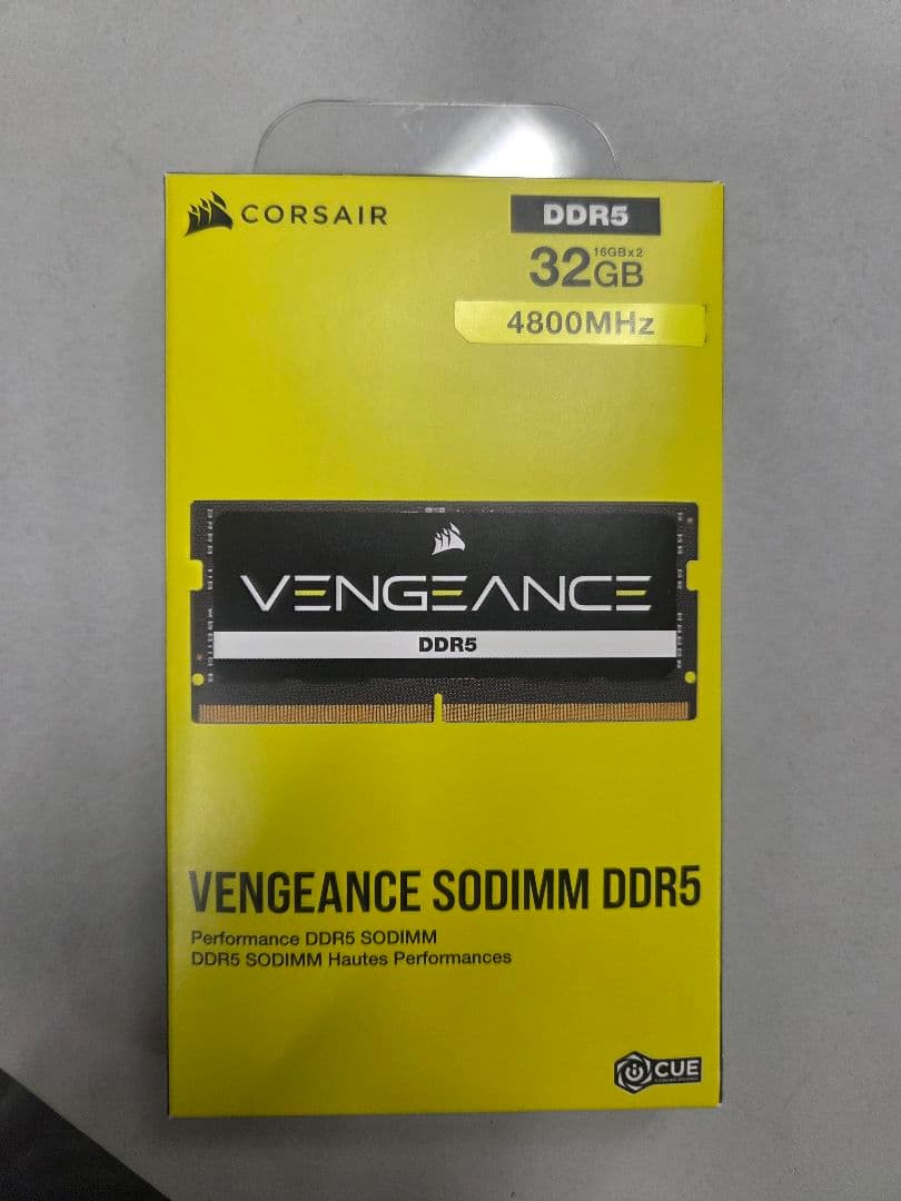 CORSAIR VENGEANCE DDR5 メモリー 2個入り