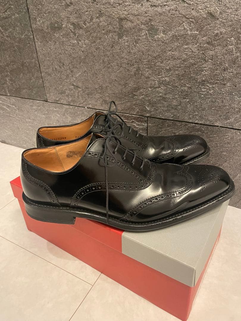 【超美品】 REGAL 717R ウイングチップ 内羽根26.5EEE