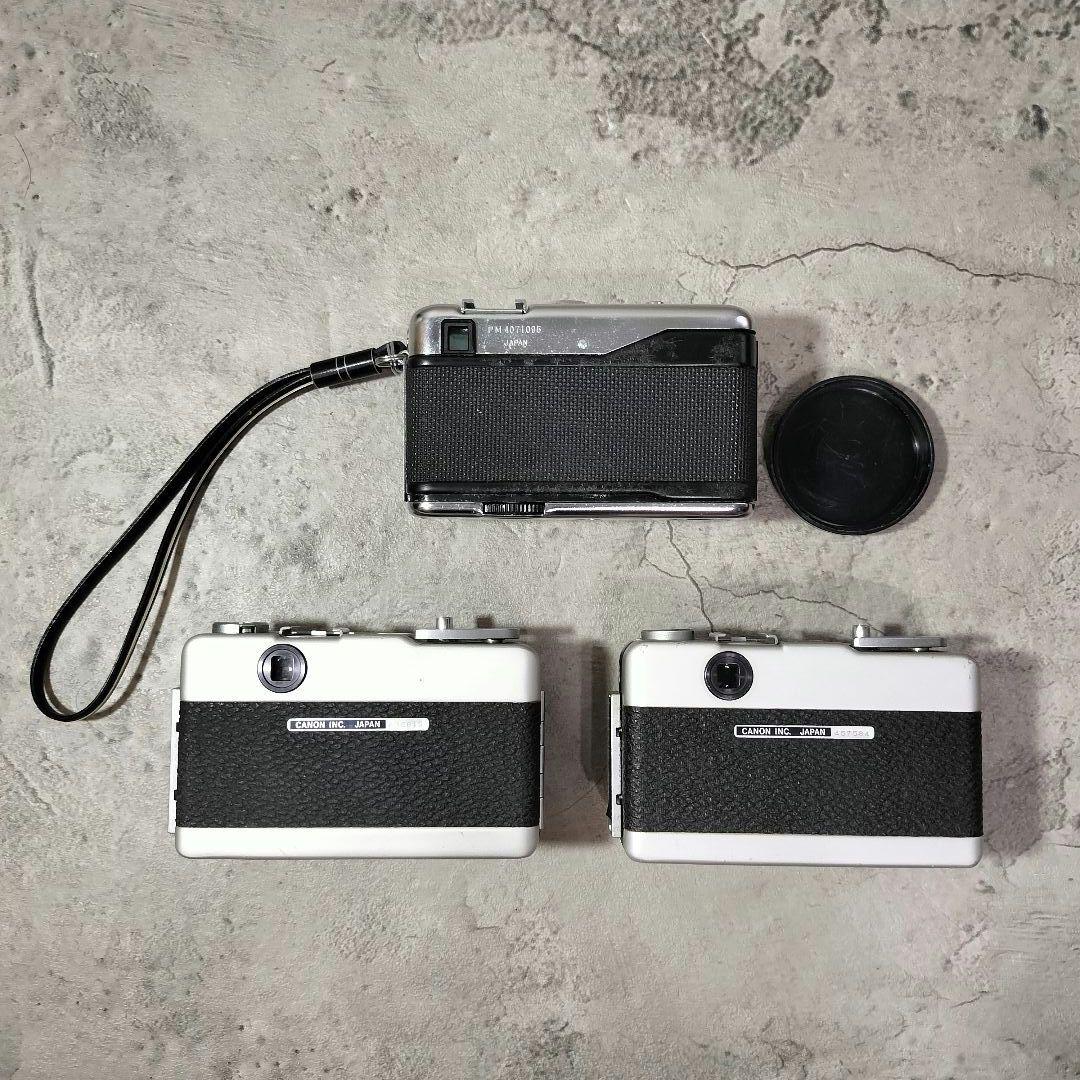 【ジャンク】フィルムカメラ まとめ Canon 他　コンパクト ハーフ カメラ