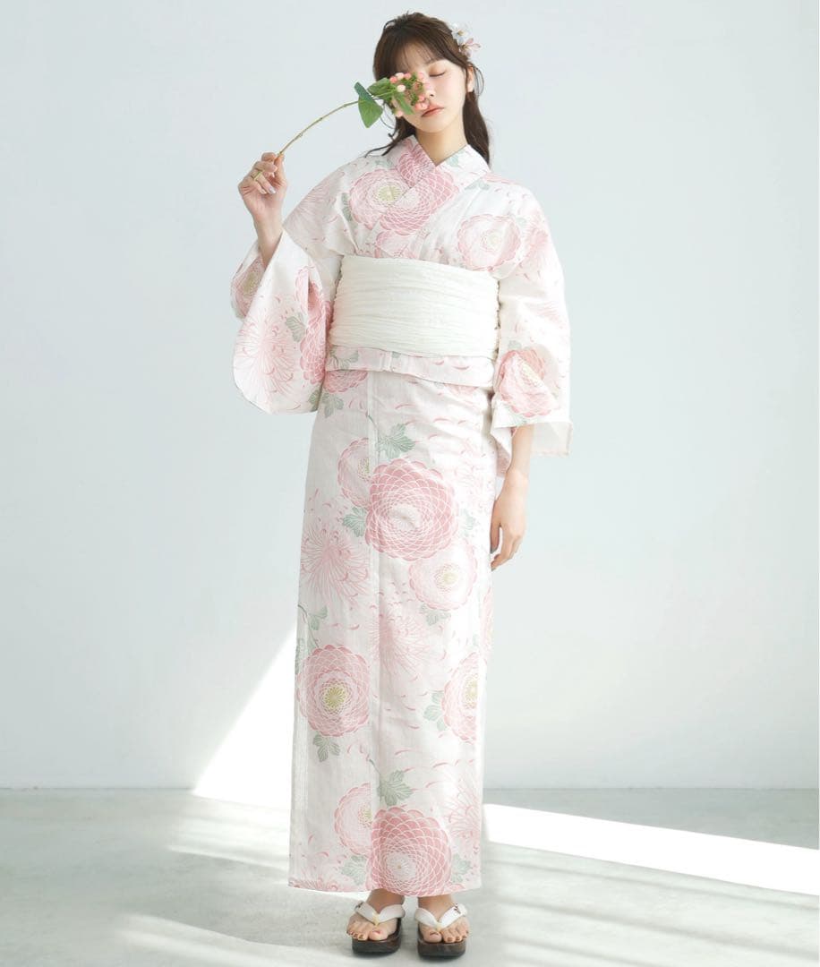 タイムセール！この夏浴衣欲しい方にオススメ♪かんたん着付け二部式浴衣3点セット