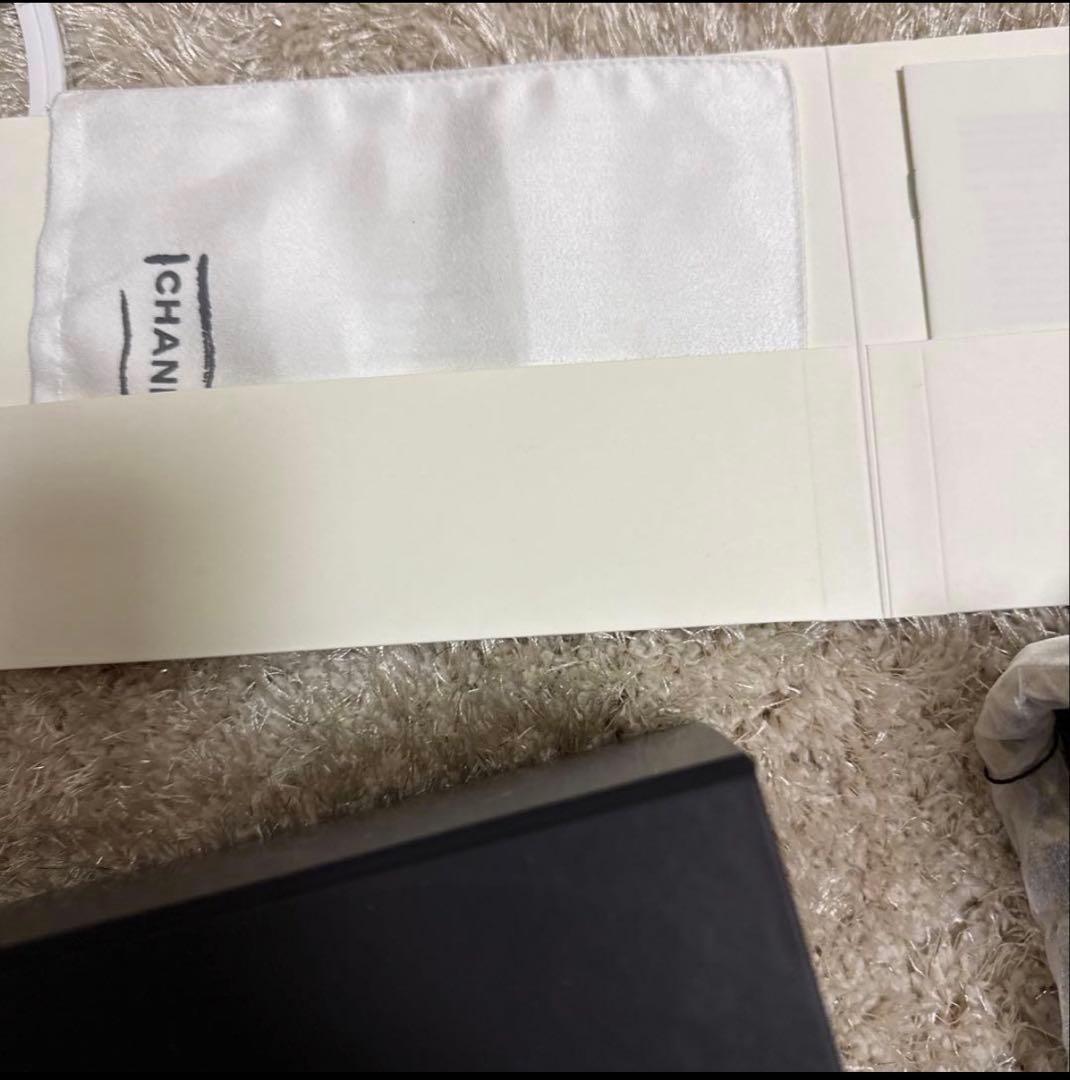 CHANEL ブラックレザーショルダーバッグ