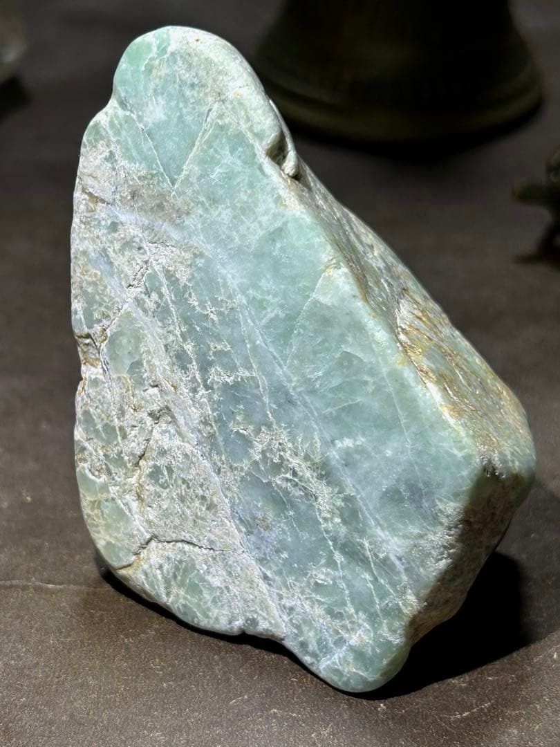 ⭐️別格高級品！来福開運秘宝①！国石！糸魚川翡翠　ジェダイト　原石