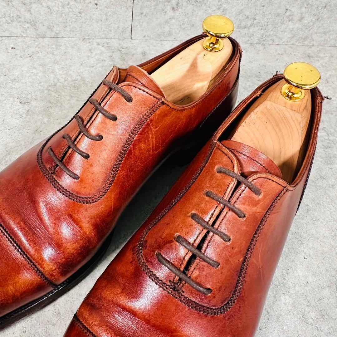 クロケット＆ジョーンズ ストレートチップ 内羽根 革靴 レザー 9780-11B