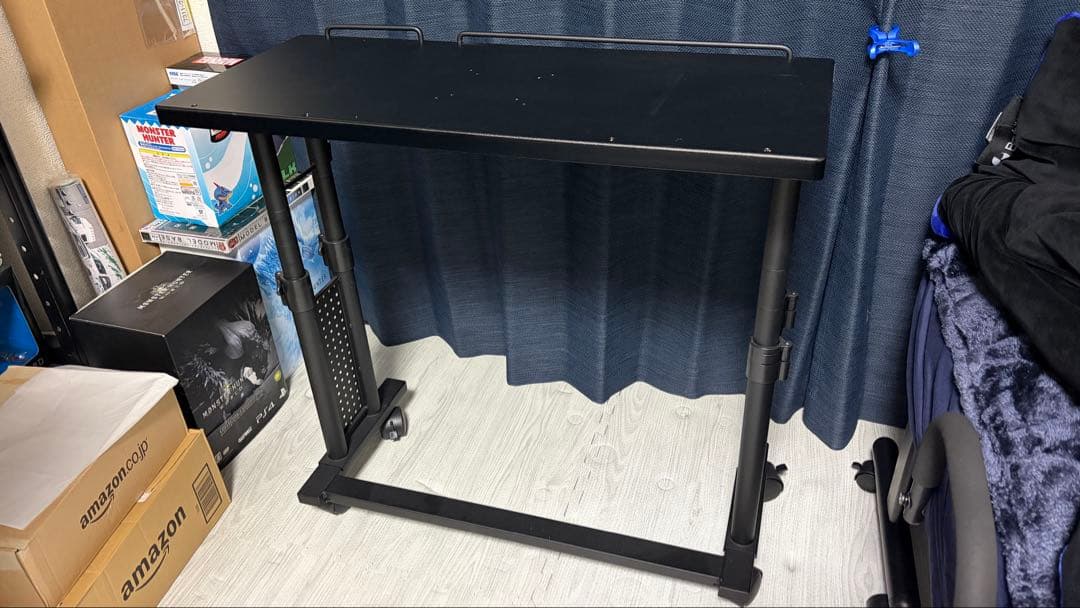 Bauhutte バウヒュッテ 昇降式チルトスタンド BHM-700C-BK