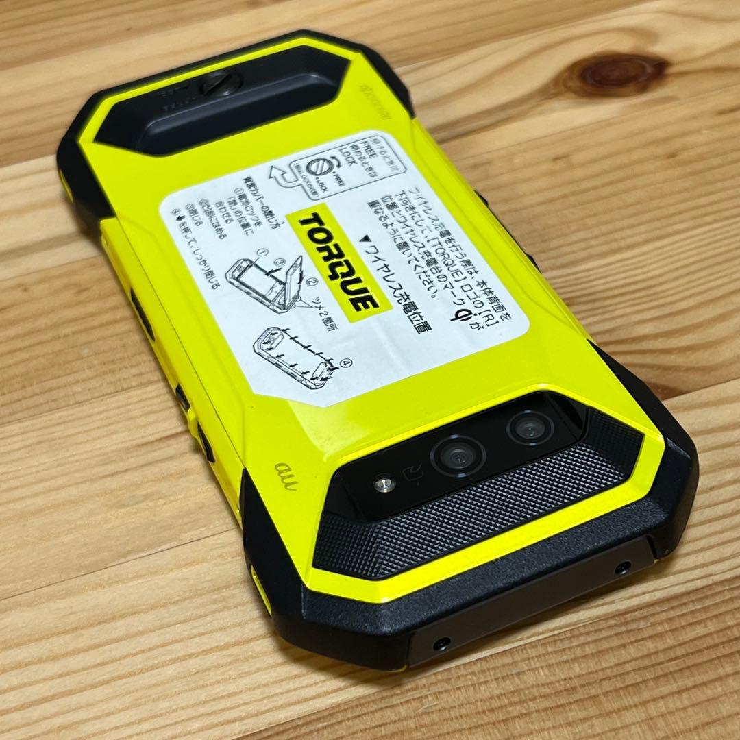 京セラ TORQUE 5G KYG01 イエロー SIMフリー au